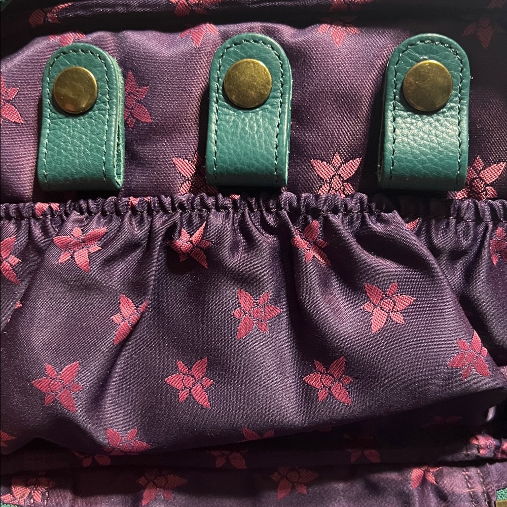 Anuschka jungle Safari cosmetic pouch with dust bag. New, mint condition - Picture 7 of 7